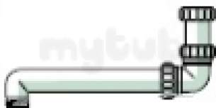 Polypipe Waste and Traps -  Polypipe Space Saver Bend 40mm Wssb1w