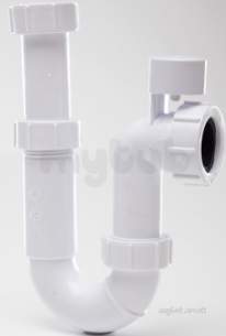 Polypipe Waste and Traps -  Tubular Swivel Trap P 32mm 75mm Seal Anti Syphon Wt64pvw
