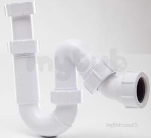 Polypipe Waste and Traps -  Tubular Swivel Trap Pqs 75mm Seal 40mm Anti Syphon Wt76pvw