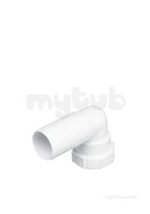 Marley Soil and Waste -  40mm Universal Trap Bend Wtb4-w Wtb4w
