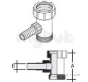 Marley Soil and Waste -  Marley 40mm Washing Machine Tee Wtw4-w