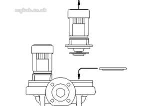 Grundfos Pump Flanges -  Grundfos Blankng Plate For Other Th Pump 00565055