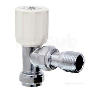 Terrier and Belmont Radiator Valves -  Terrier 367 15mm X 1/2 Inch Mi Angl Wh Chrome