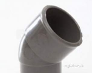 Polypipe Waste and Traps -  50mm X 92.1/2deg Swept Bend Abs Ws52-b