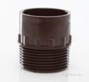 Polypipe Waste and Traps -  32mm Male Iron Adaptor Ws46-br Ws46br