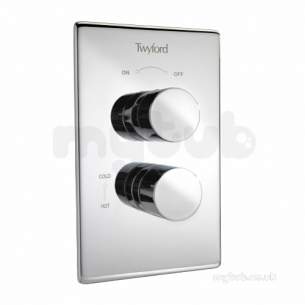Twyfords Commercial Brassware -  X120 Thermostatic Shower Valve Concealed X205042cp