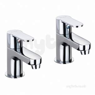 Twyfords Commercial Brassware -  X50 Bath 3/4 Inch Pillar Taps X505215cp