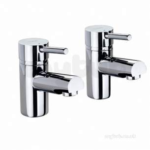 Twyfords Commercial Brassware -  X60 Bath 3/4 Inch Pillar Taps X605215cp