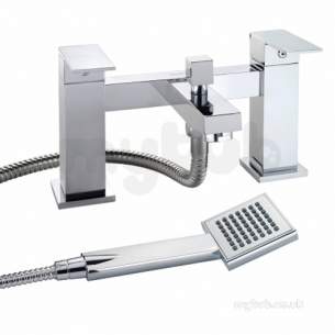 Twyfords Commercial Brassware -  X62 Bath Shower Mixer Deck Mounted X625265cp
