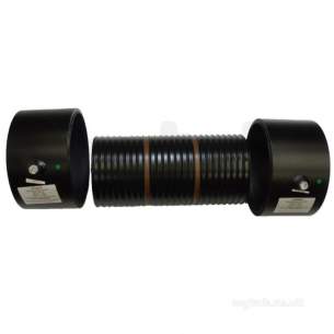 Radius Mdpe Fittings Black -  Puriton Bk 110mm Repair Coupler Xr0043
