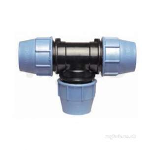 Radius Mdpe Fittings Black -  Puriton Plst Comp Fitting 32mm Equal Tee