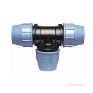 Radius Mdpe Fittings Black -  Puriton Plstic Comp Fittng 25mm Equal Te