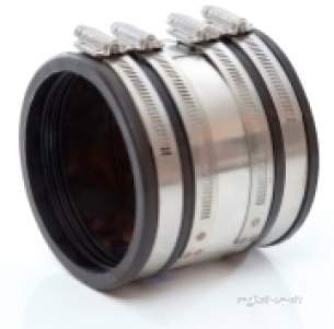 Polyflex Fittings -  Polypipe Shear Band Coupling 120-135mm