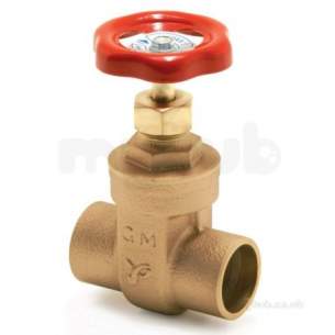 Yorkshire Gate Valves Stopcocks Plugcocks -  Yorks Yp415 Gm 15mm Wh Gate Valve