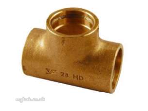 Yorkshire Ghd General High Duty Fittings -  Pegler Yorkshire Yorks 24 Ghd Tee 35mm