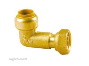 Yorkshire Tectite Fittings -  Yorks Tectite T63 10mm X 1/2 Inch Bent Tap Con