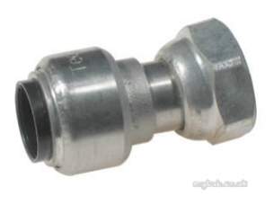 Yorkshire Tectite Stainless Steel Pipe Only -  Ts62/ts062 22x3/4 St Tap Connectr