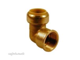 Yorkshire Tectite Fittings -  Pegler Yorkshire T14/t090g 12x1/2 Female Elbow