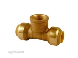 Yorkshire Tectite Fittings -  Yorks Tectite T30 22mm X 3/4 Inch Fi Brch Tee