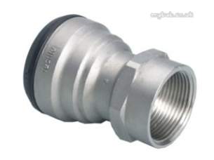 Yorkshire Tectite Stainless Steel Pipe Only -  Tect 316 Ts2 Fi Str Connector 42x1.1/2