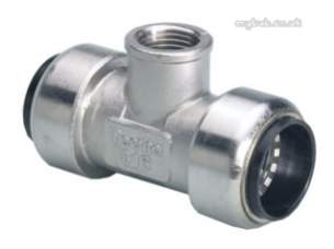 Yorkshire Tectite Stainless Steel Pipe Only -  Yorks Ts30 Ts130g 22mm X 3/4 Inch Fi Tee Bch