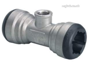 Yorkshire Tectite Stainless Steel Pipe Only -  Yorks Ts30 Ts130g 42mm X 1/2 Inch Fi Tee Bch