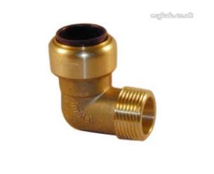 Yorkshire Tectite Fittings -  Yorks Tectite Tx13 15mm X 1/2 Inch Mi Elbow