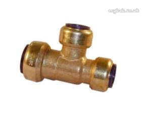Yorkshire Tectite Fittings -  Yorks Tectite Tx27 28mm X 22mm X 22mm Tee