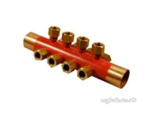 Yorkshire Microbore Fittings manifolds -  Pegler Yorkshire Microbore Wm8 22mm Micrafold