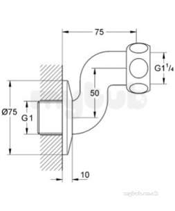 Grohe Parts and Spares -  Grohe S-union 12411000