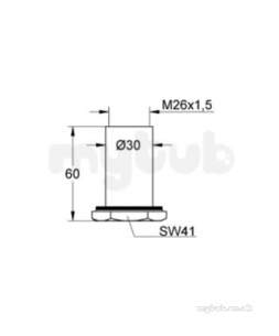 Grohe Parts and Spares -  Grohe Grohe Shank Extension 12925000