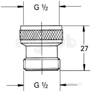 Grohe Parts and Spares -  Grohe Non-return Valves 1416500m