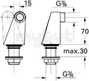 Grohe Parts and Spares -  Grohe Pillar-union 18978000