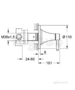 Grohe Spa Range -  Grohe Grohe Grandera Diverter Trimset 19942000