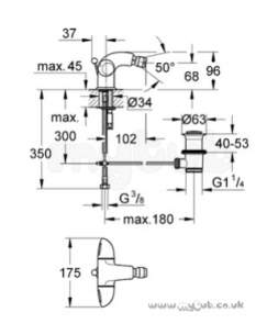 Grohe Tec Brassware -  Grohe Grohe Aria 24030 Bidet Mixer 24030000