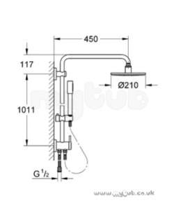 Grohe Shower Valves -  Grohe Rainshower 27058000 D/vter System