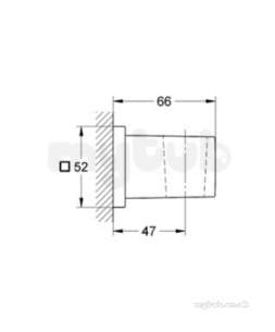 Grohe Shower Valves -  Grohe Euphoria Cube Wall Holder 27693000