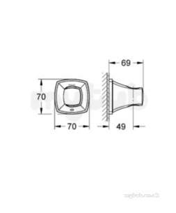 Grohe Spa Range -  Grohe 27969000 Grandera Shower Holder 27969000