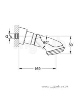 Grohe Shower Valves -  Relexa Plus 28189 Dual Shower Head Cp 28189000