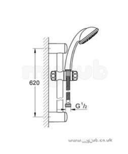 Grohe Shower Valves -  Grohe Grohe 28592 Tempesta Trio Swr Set Ev Hp 28592000