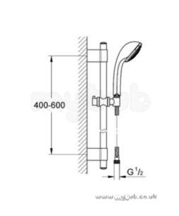 Grohe Shower Valves -  Grohe Grohe Relexa 28942 Shower Set Trio Chr 28942000