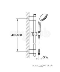 Grohe Shower Valves -  Grohe Grohe Relexa 28964 Shower Set Five Chr 28964000