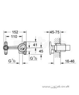 Grohe Tec Brassware -  Grohe 33769000 Single Lever Mixer