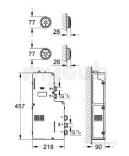 Grohe Spa Range -  Grohe Digital Control/shower Divter Lp 36296000