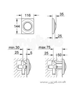 Grohe Parts and Spares -  Grohe Top Plate 37018sh0