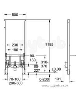 Grohe Commercial Products -  Rapid Sl Bidet 38553 1 2m Frame 38553000