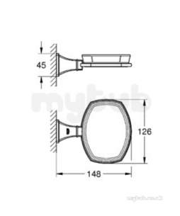 Grohe Spa Range -  Grohe Grandera Dish Incl Holder 40628ig0