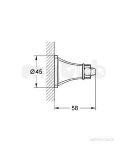 Grohe Spa Range -  Grohe 40631ig0 Grandera Hook 40631ig0