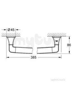 Grohe Spa Range -  Grohe 40633000 Grandera Bath Grip 40633000