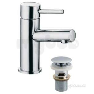 Vado Brassware -  Mono Basin Mixer Single Lv Deck Mountedclic-clac Wst